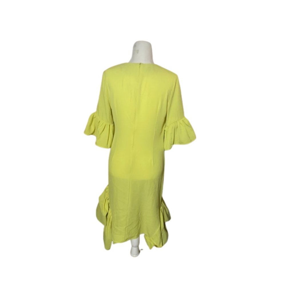 Acne Studio Yellow Ruffle Dress - Picture 4 of 5